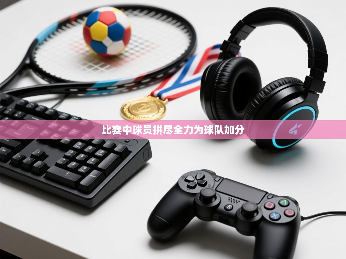 比赛中球员拼尽全力为球队加分